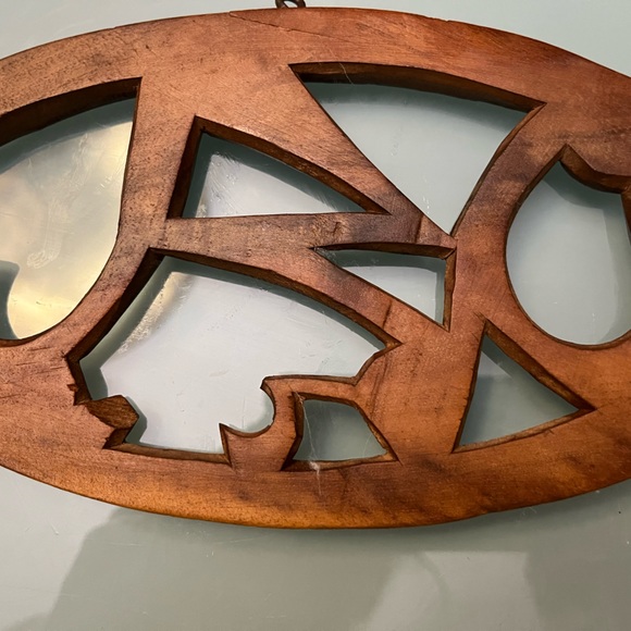 Collectible Islamic Muslim Ya Mohammad walnut Wall Hanging Gift favor Home decor - Picture 3 of 6